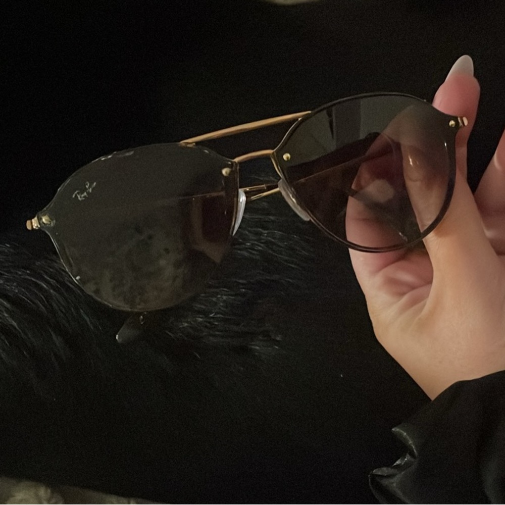 two scratches. ray bans